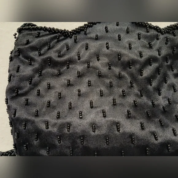 Carolyne Barton Beaded Black Evening Bag - Picture 7 of 16